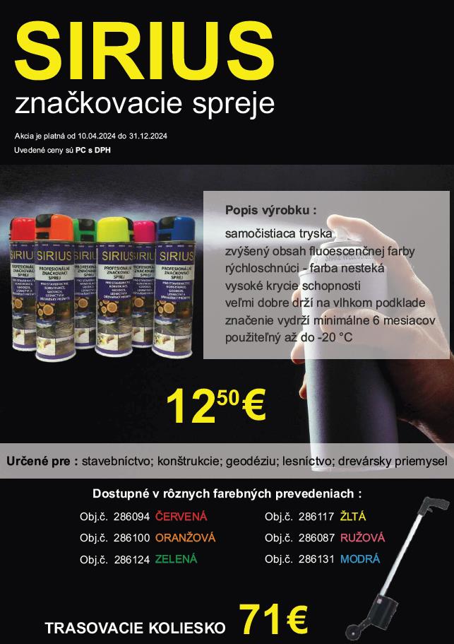 <strong>SIRIUS</strong><br>Akcia 2024